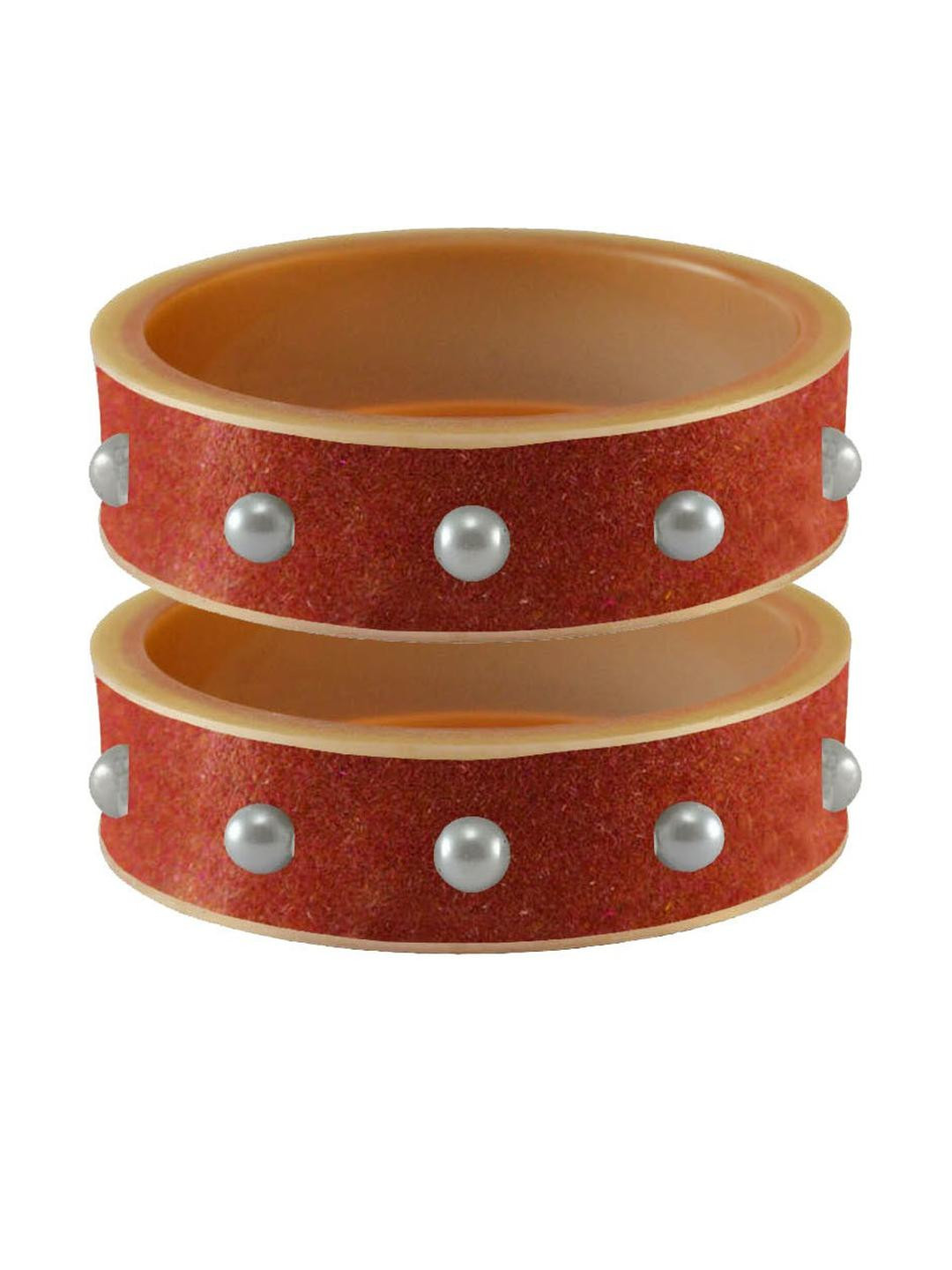 Vidhya Kangan Set Of 2 Red Kada Bangles