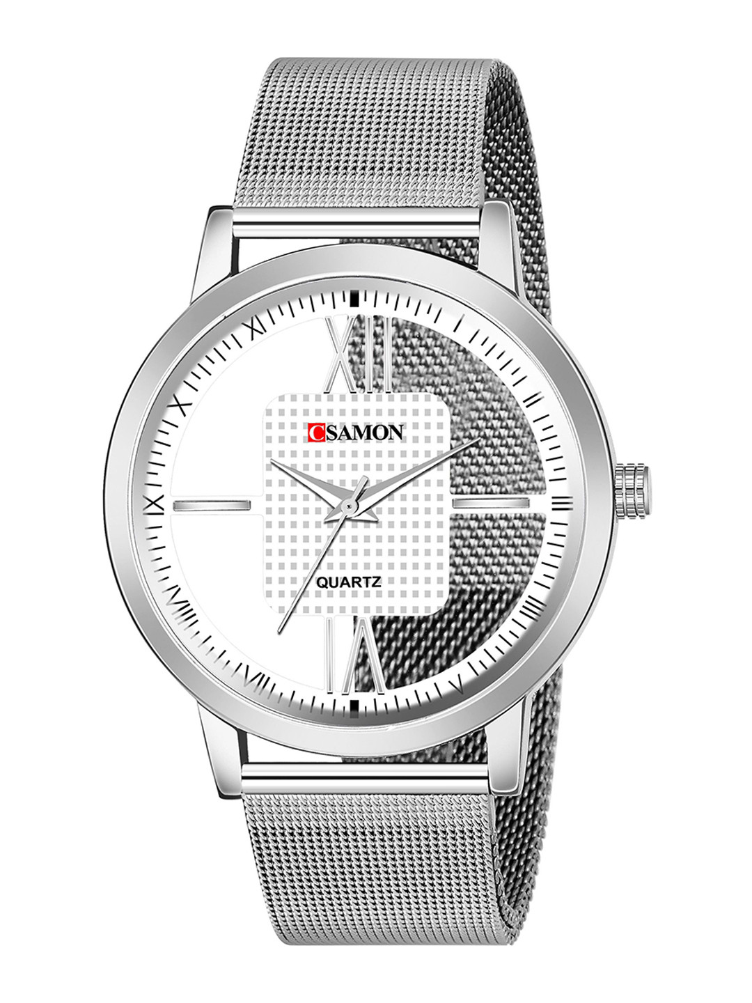 CSAMON Women Patterned Dial & Bracelet Style Straps Analogue Watch GR_1005_safarchain