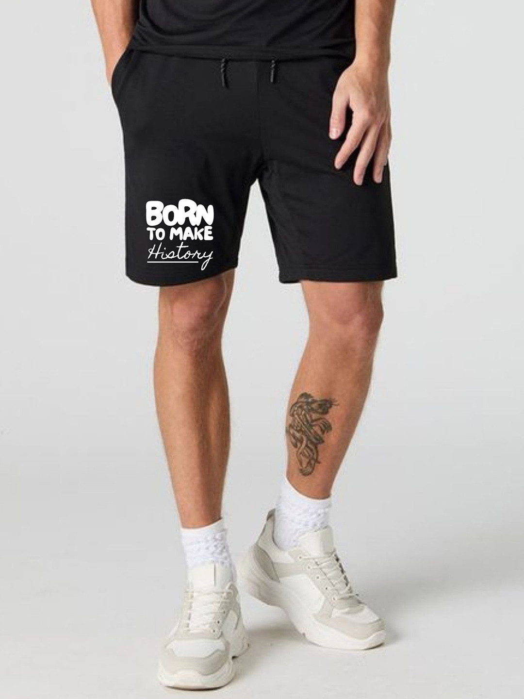 FABSTIEVE Men Printed Regular Fit Low-Rise Cotton Short