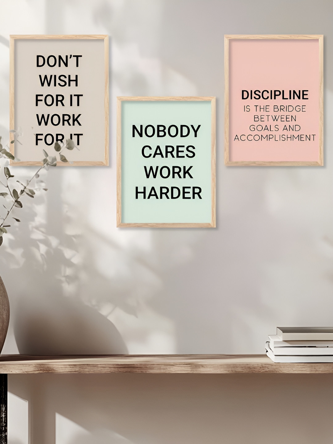 Kotart Set Of 3 Wood Wall Paintings For Living Room Office Bedroom