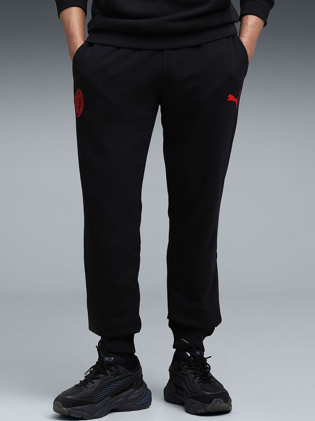 Puma AC Milan Football & Essential Men Cotton Joggers