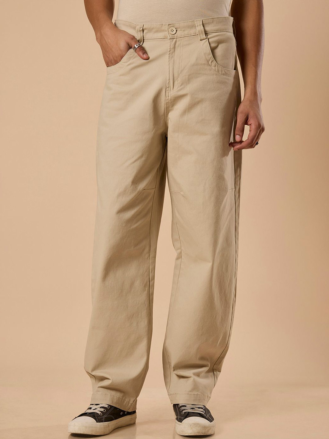 Espanshe Vardon  Men Custom Mid-Rise Baggy Easy Wash Cargos