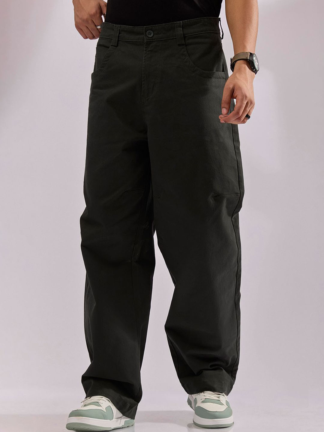 Espanshe Vardon Men Super Baggy Pure Cotton Cargo Pant