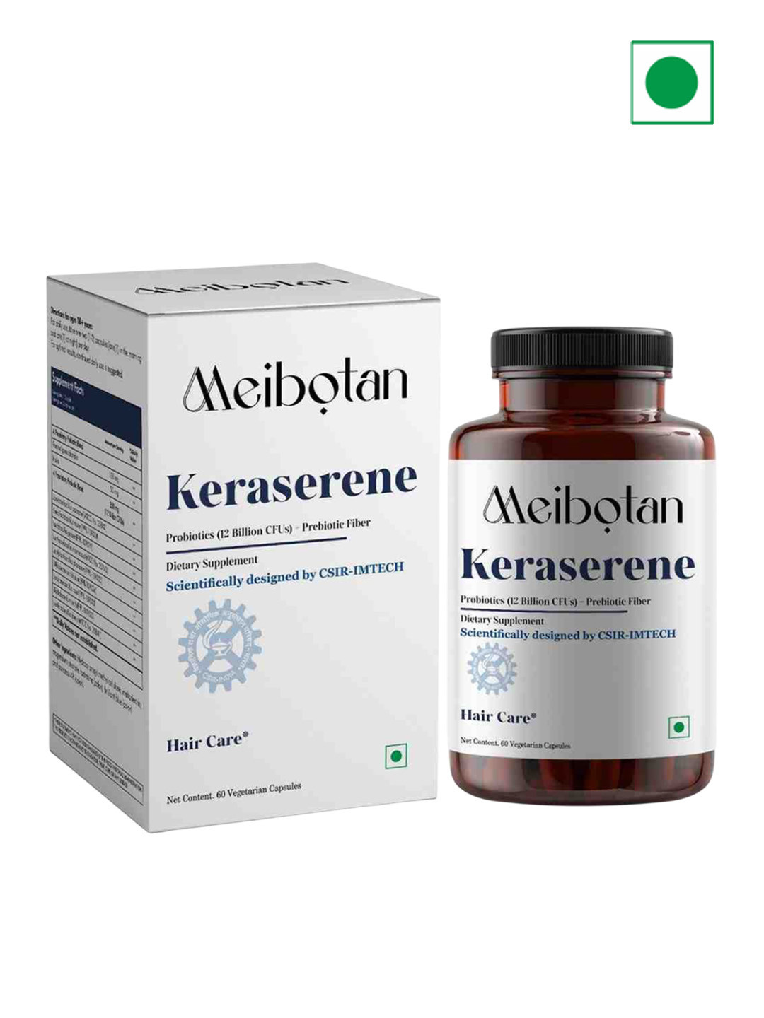 Meibotan Keraserene Probiotics Hair Care Supplements - 60 Capsules