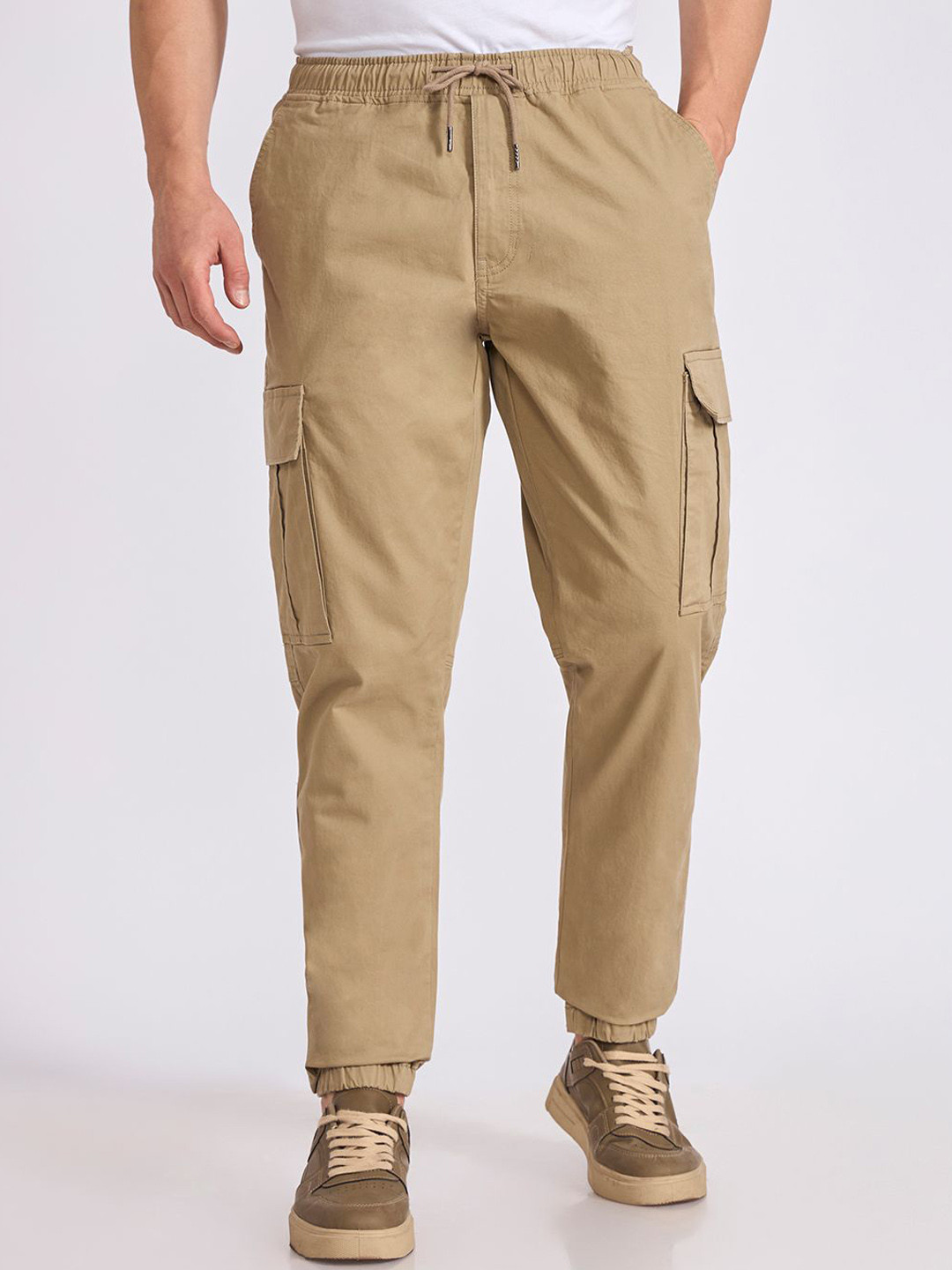 Espanshe Quince Men Custom Regular Fit Cargo Styles Joggers Trousers