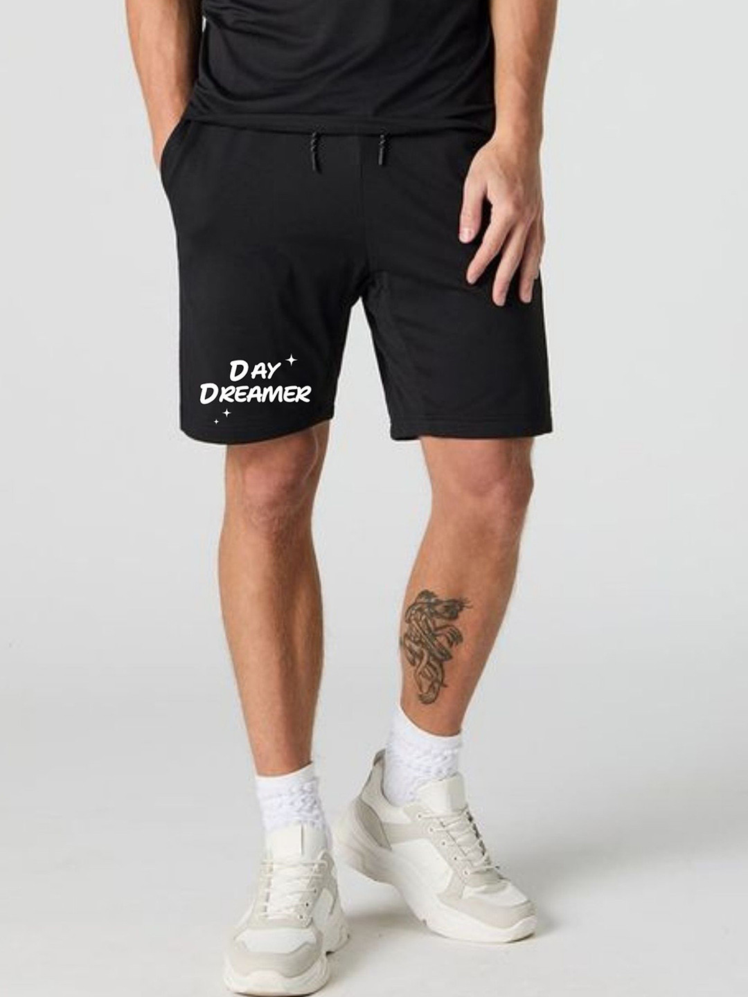 FABSTIEVE Men Day Dreamer Printed Regular Fit Low-Rise Cotton Shorts