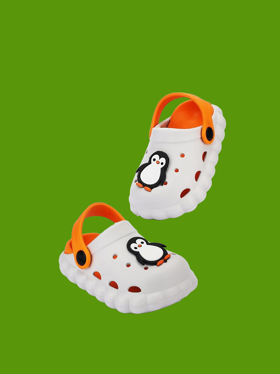 INDUS CLOUD Kids Clogs with Penguin Design