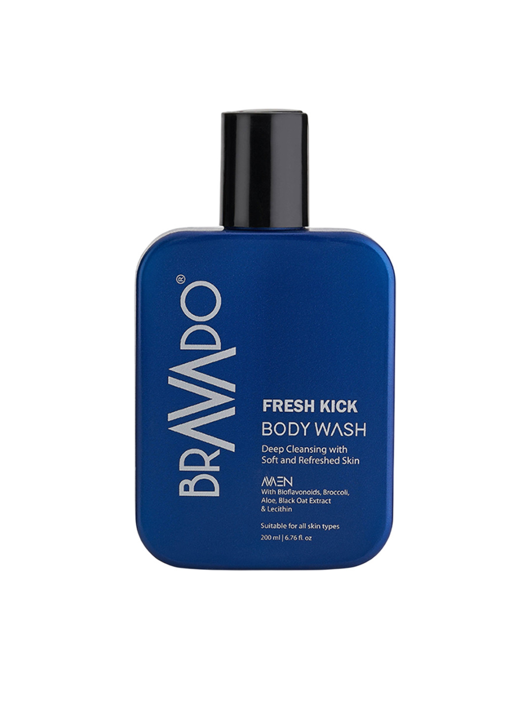 Bravado Fresh Kick Body Wash for Deep Cleanser, Hydrating & Moisturizing Tan Removal 200ml