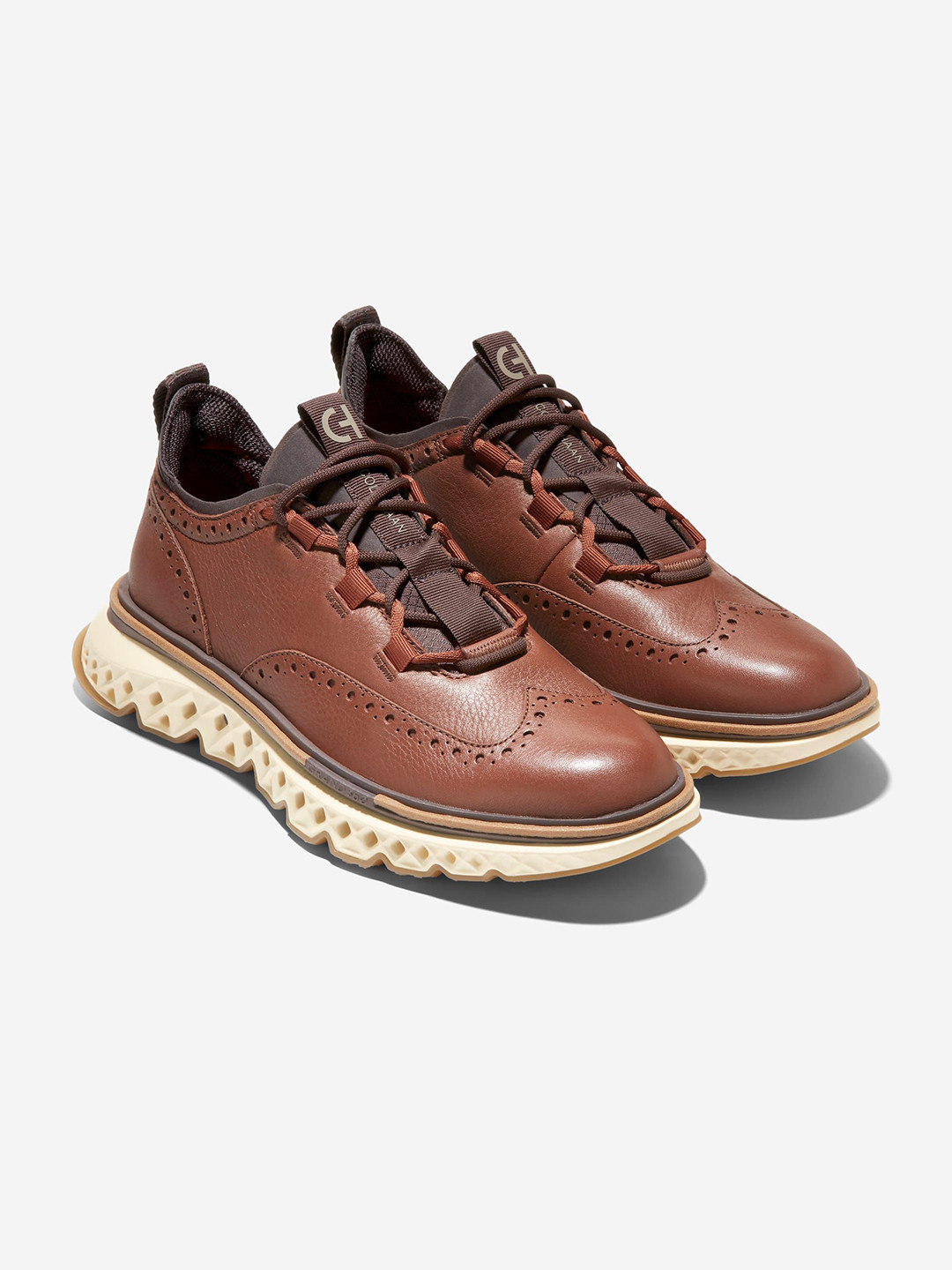 Cole Haan Men 5.ZEROGRAND WING OX Dark Brown Sneakers