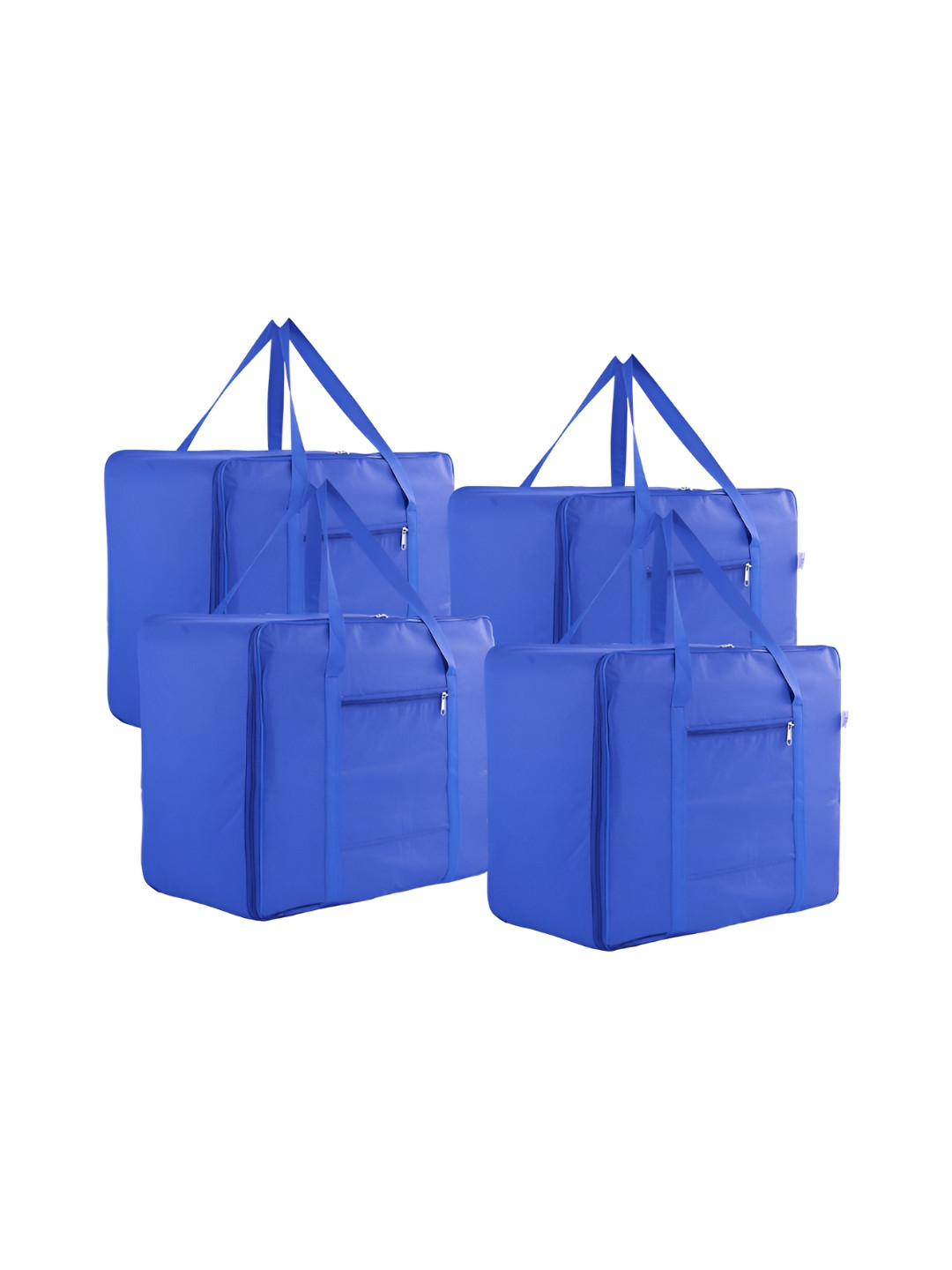 Aura Royal Blue 4 Pieces Multi-Utility Organiser Bag With Handle