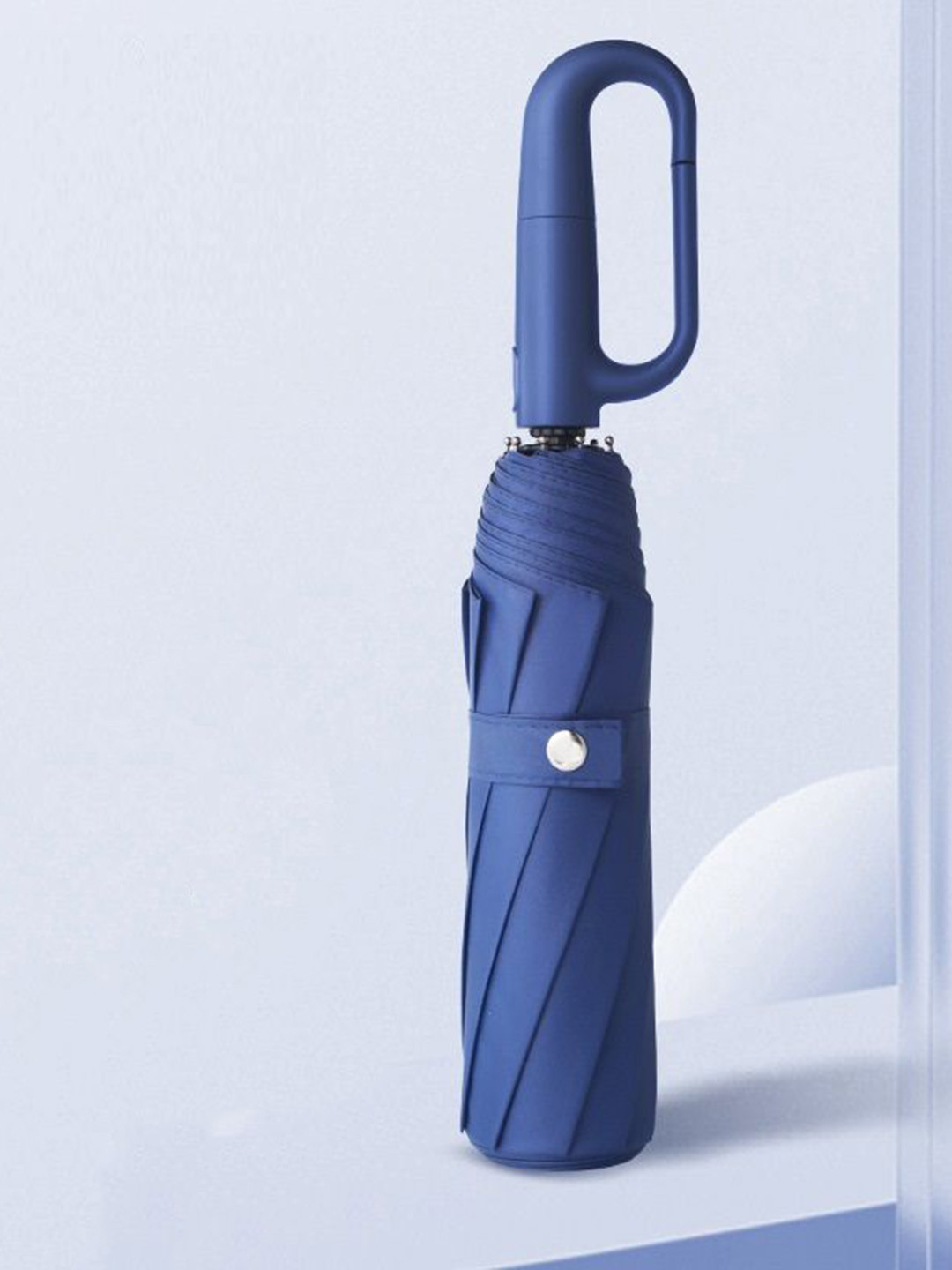 Alexvyan Blue Automatic 2 Fold Umbrella