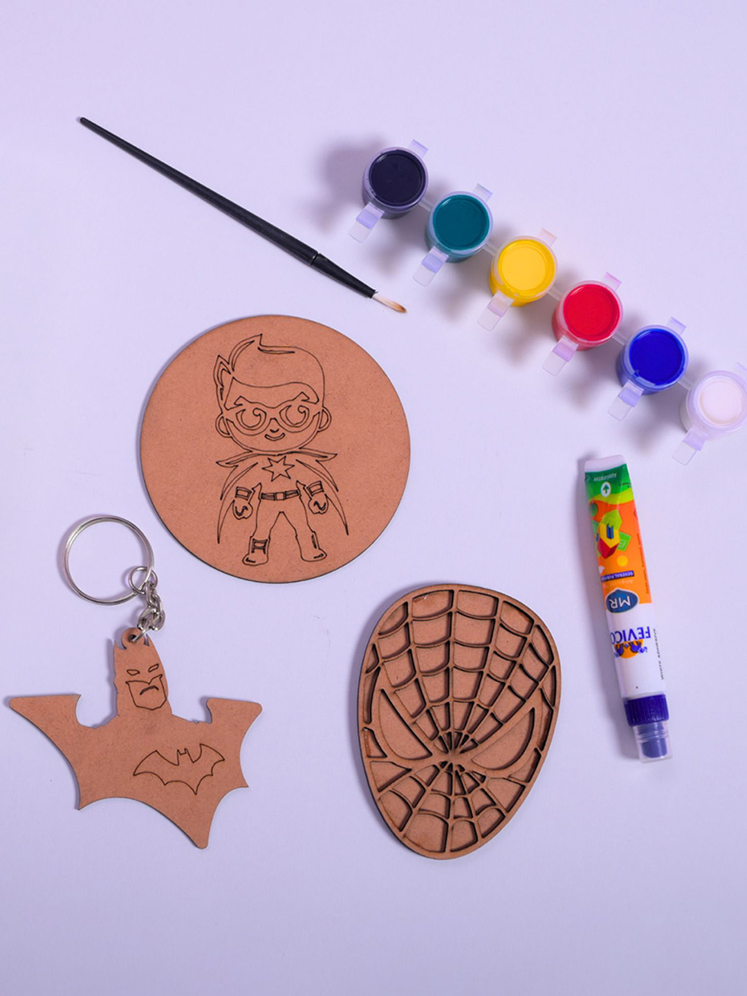 ilearnngrow Kids Teeny Tiny DIY SuperHero Painting Kit