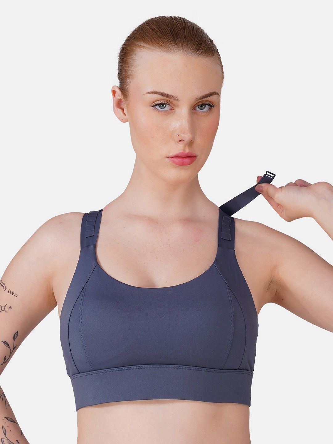 TOMKOT Women Rapid-Dry Full Coverage Lightly Padded Sports Bra