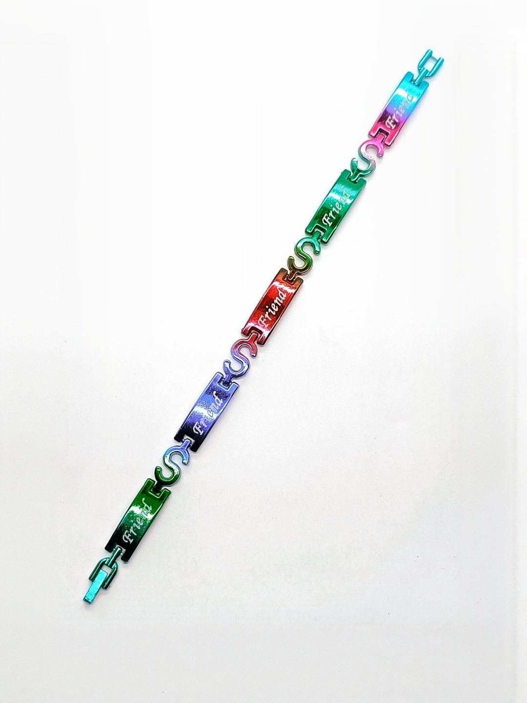 Dynamic Retail Global Women Silver Link Bracelet