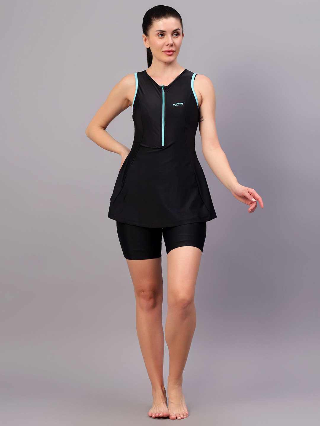 VIVA SWIMMING V-Neck Swimming Dress