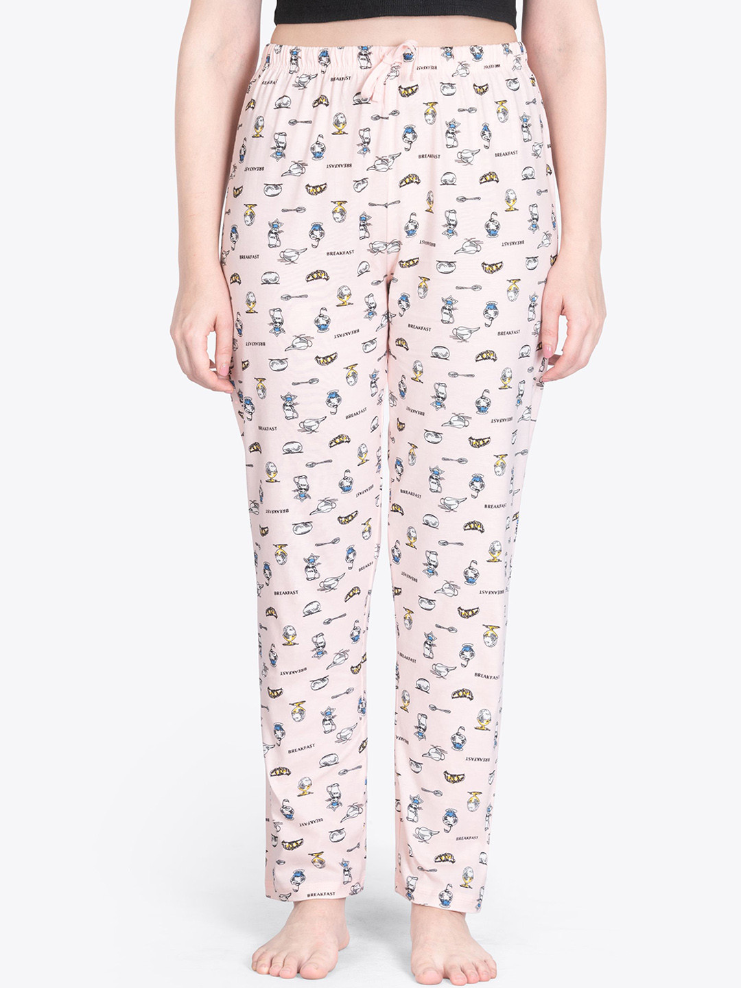 ariel Printed Pure Cotton Breathable Lounge Pants