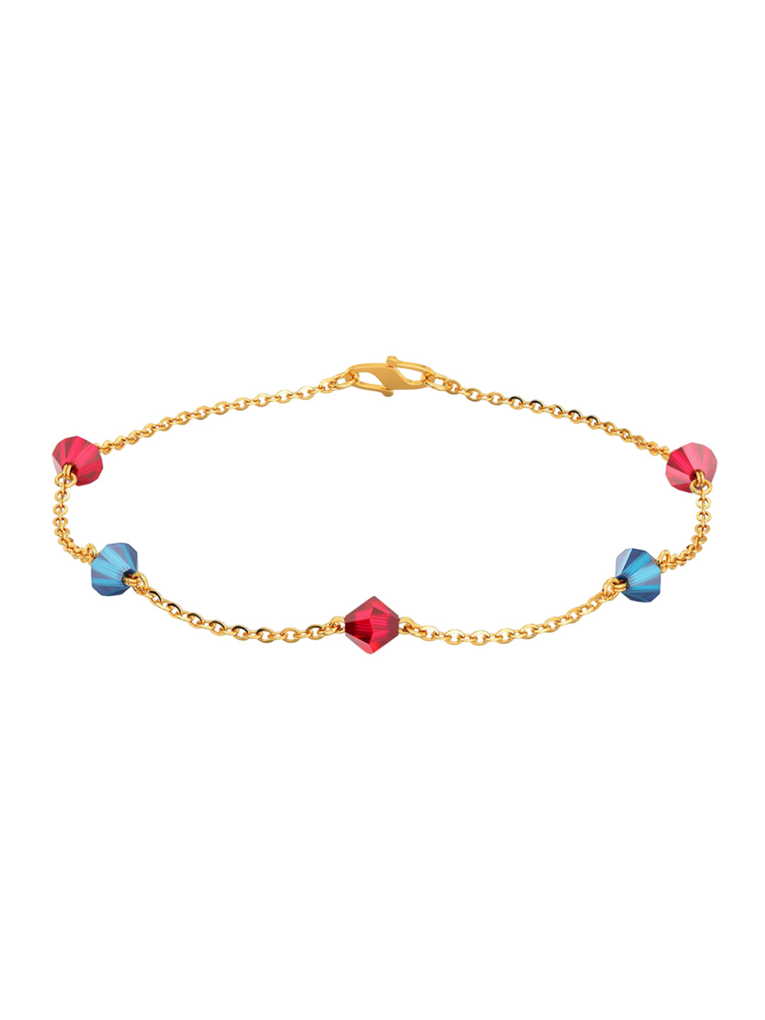 Joyalukkas Luminous Beaded Gold Bracelet