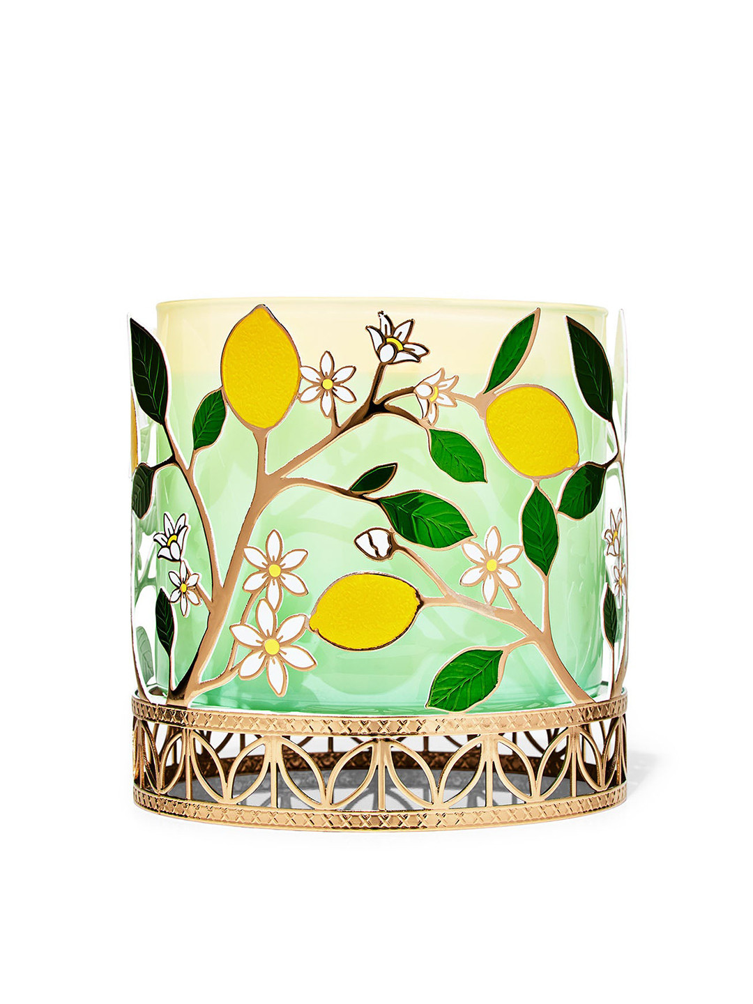 Bath & Body Works Lemons 3-Wick Candle Holder