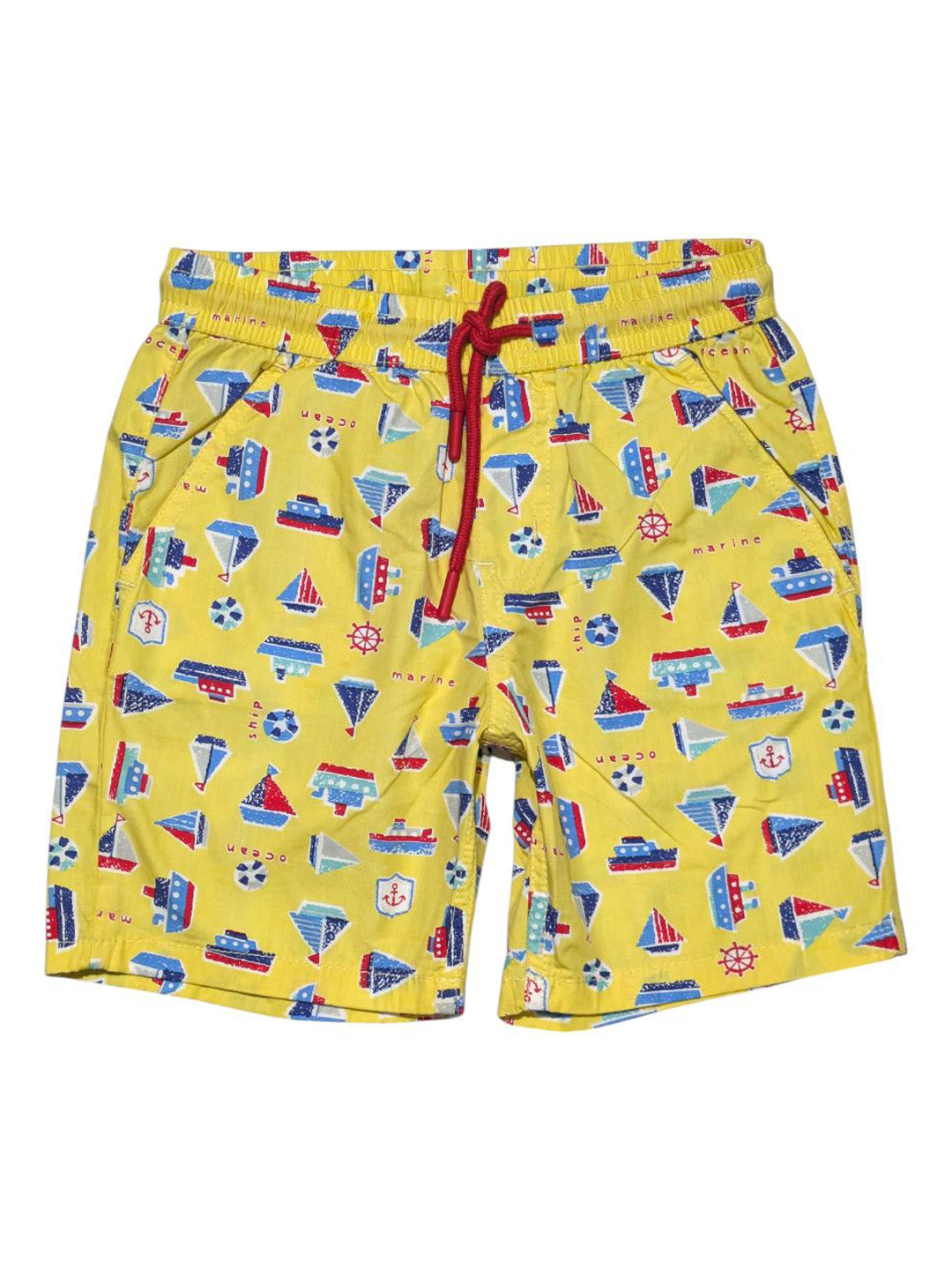 Gini and Jony Boys Regular Fit Printed Cotton Shorts