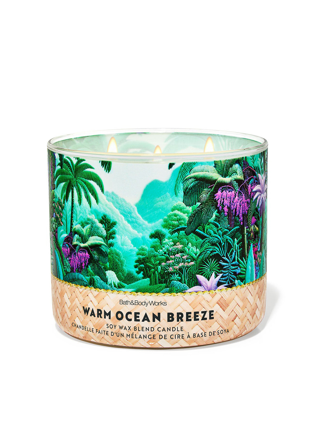 Bath & Body Works Warm Ocean Breeze 3-Wick Scented Candle - 411g