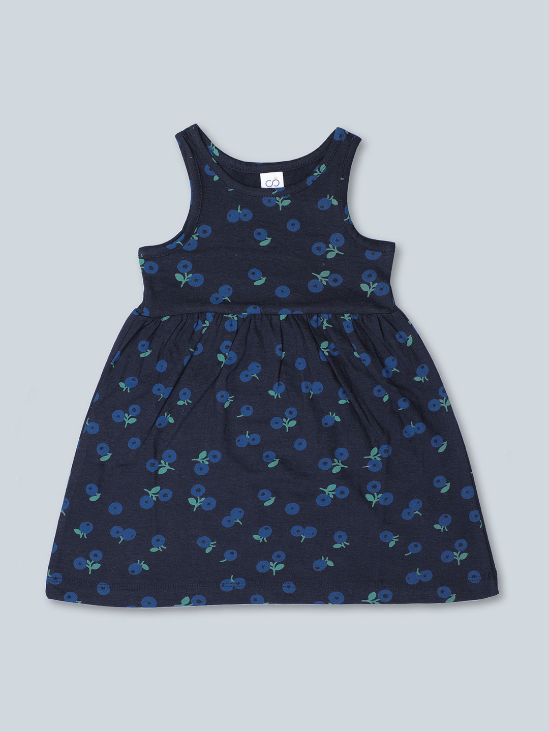 Baby Co Organics Girls Floral Printed PureCotton A-Line Dress