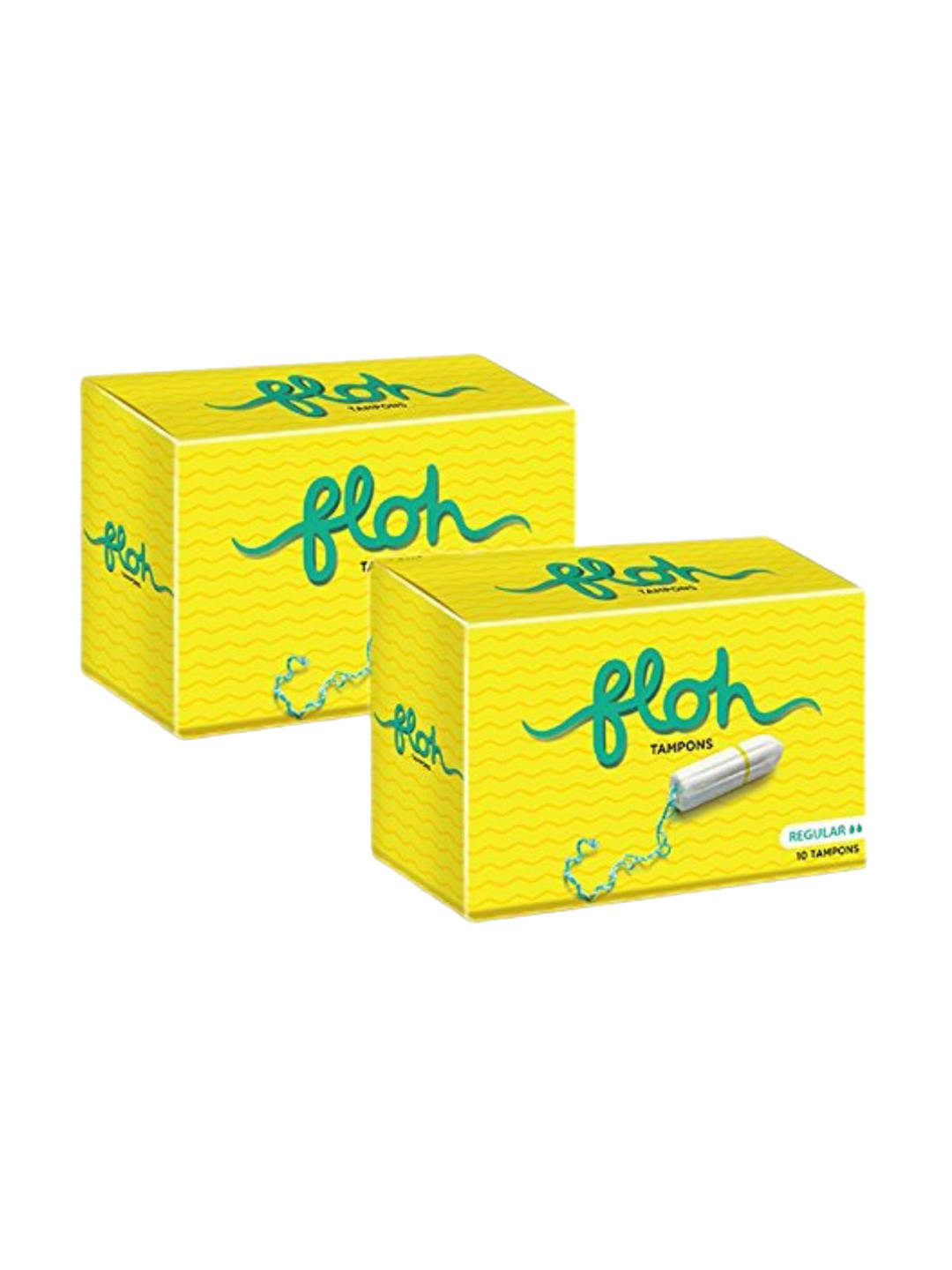 FLOH Set Of 2 Tampon For Regular Periods - 10 Units Each