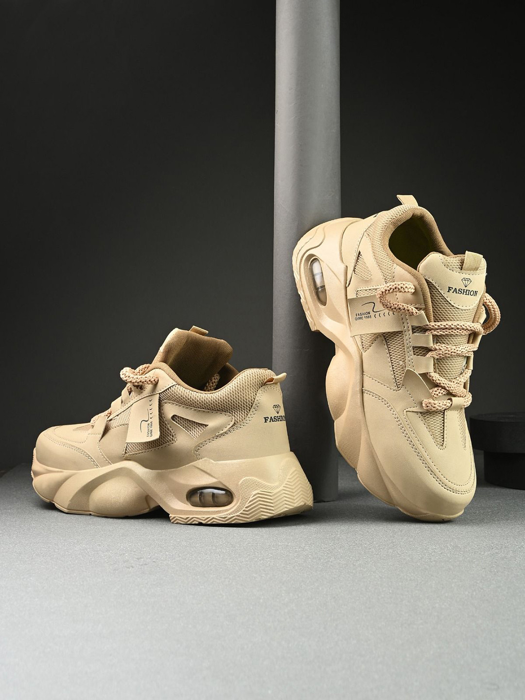 JK Port Men Solid Running Non-Marking Shoes