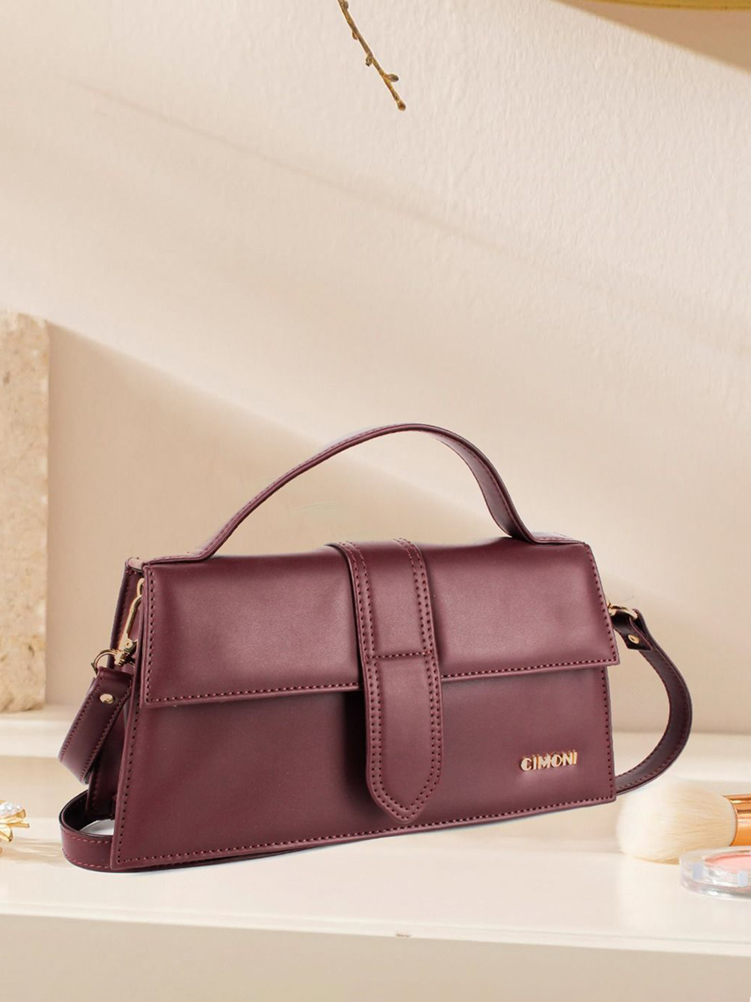 CIMONI Structured Detachable Handheld Bag