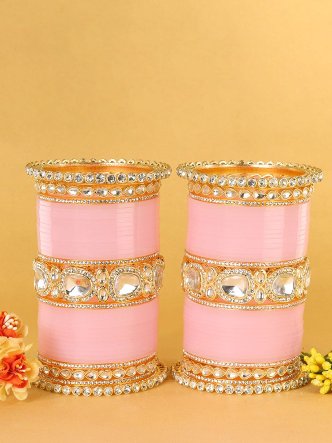 NMII Set Of 70 Stone-Studded Bangles