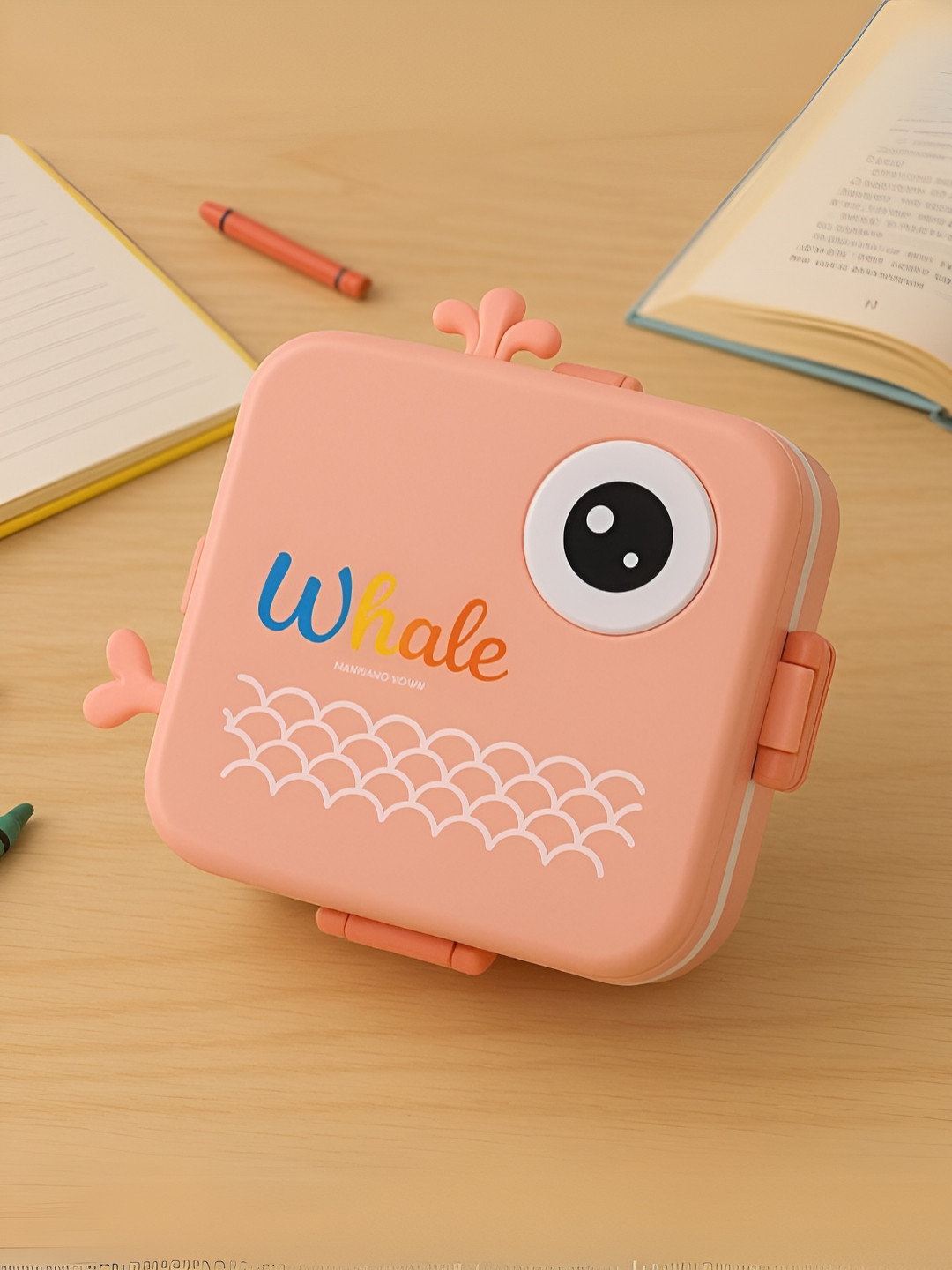 Myntra Elegant Homes Kids Pink Stainless Steel Cartoon Shape Lunch Box