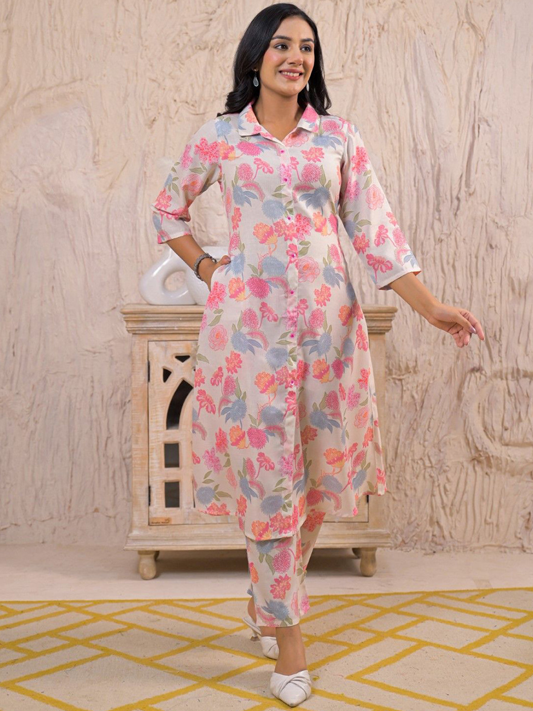 AUTUMN LANE Elixir Bloom Printed Kurta Sets