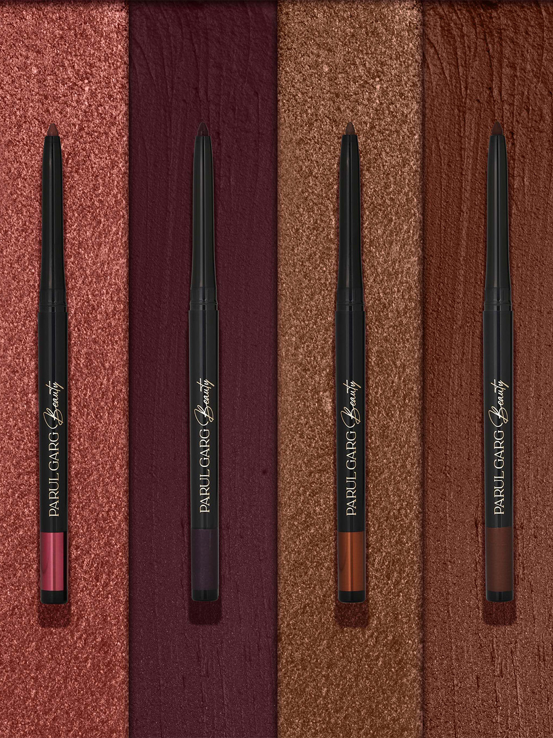 Parul Garg Set Of 4 Long Lasting Earthy Elegance Kajal - Bulbul - Meen - Mrig - Myna