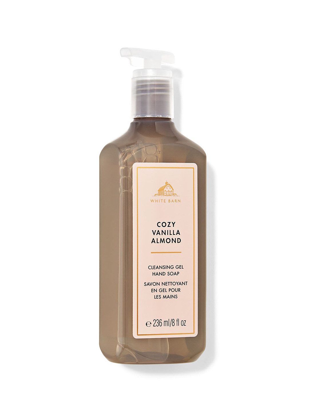 Bath & Body Works Cozy Vanilla Almond Cleansing Gel Hand Soap - 236ml