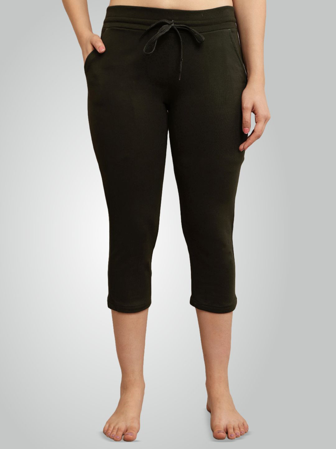 Detra Women Stretchable Cotton Lounge Capris