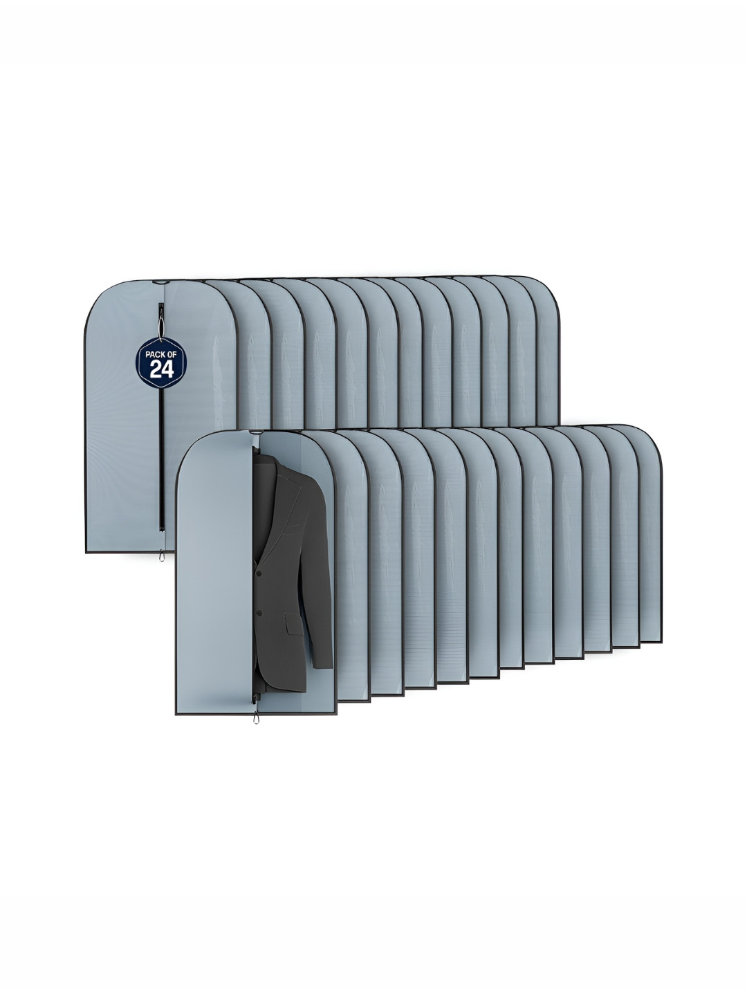 Aura Grey 24 Pieces Suit Organisers