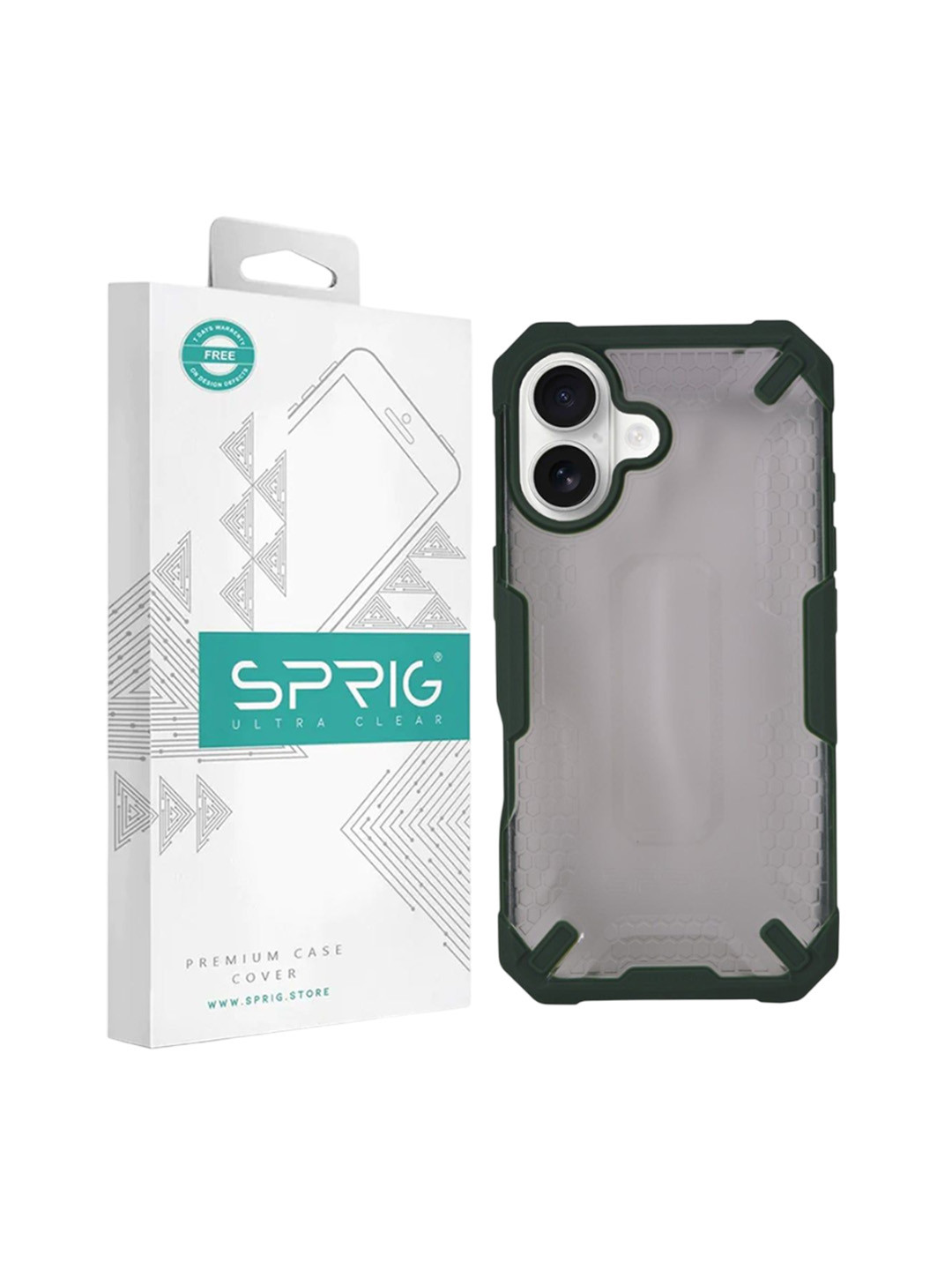 SPRIG iPhone 16 Armor Plan Back Cover
