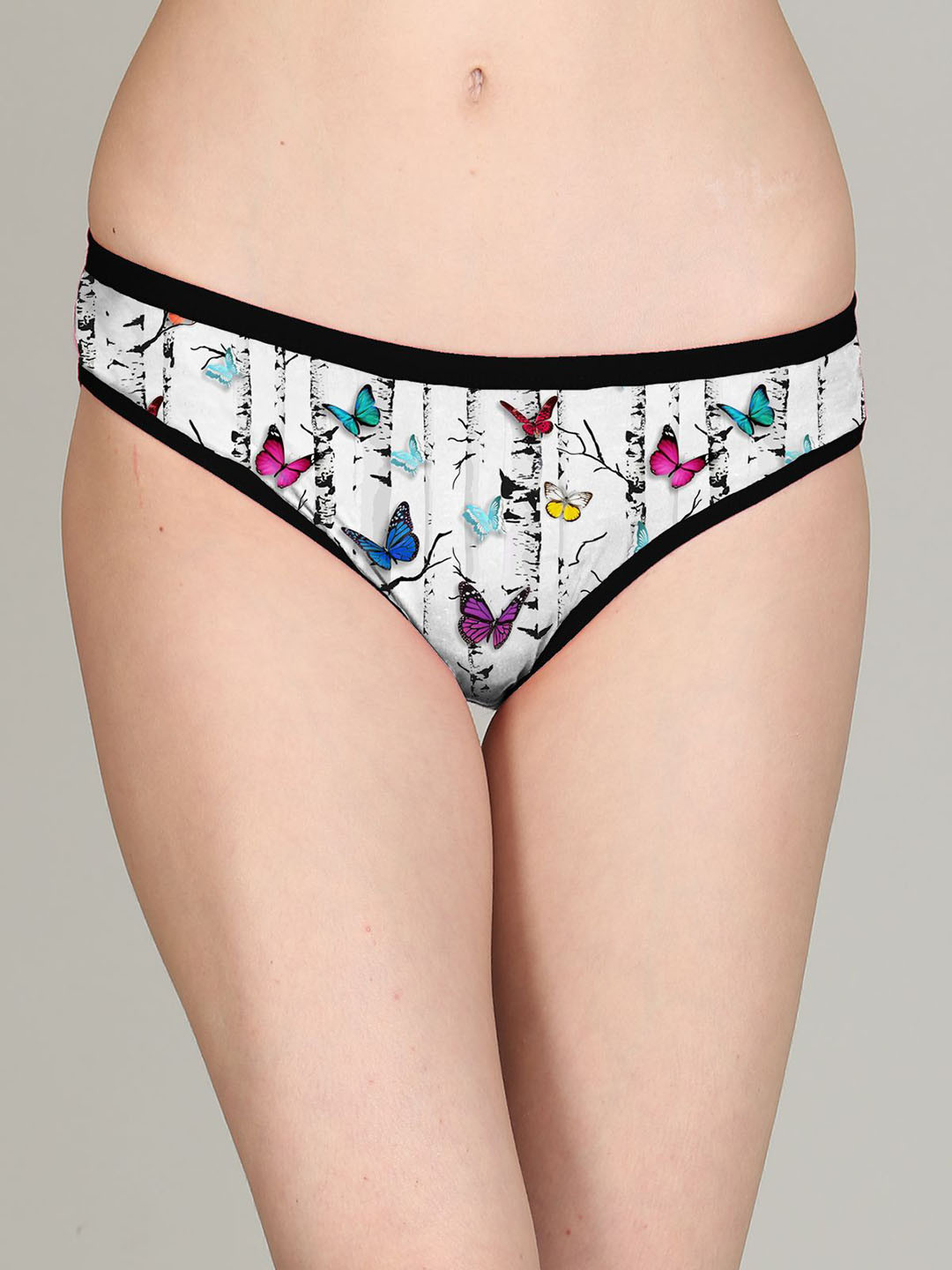 Lola  Dola Printed Pure Cotton Mid-Rise Hipster Briefs Panty(Print-01-021)