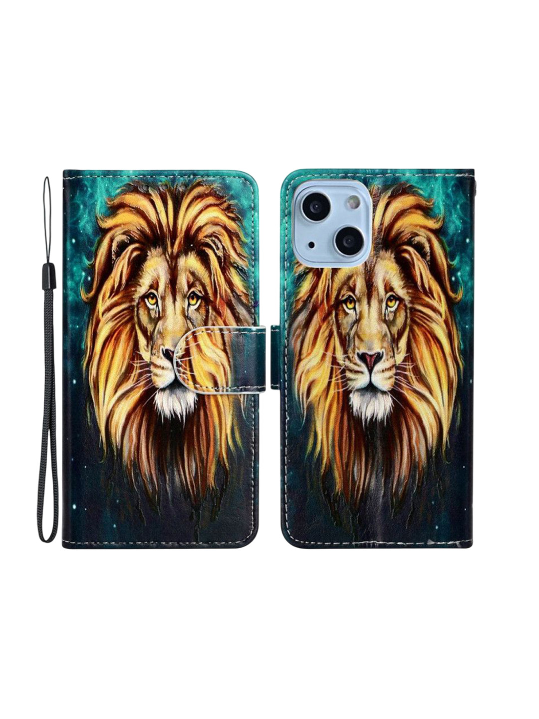PEEPERLY Conversational Printed iPhone 16 Flip Case Mobile Accessories