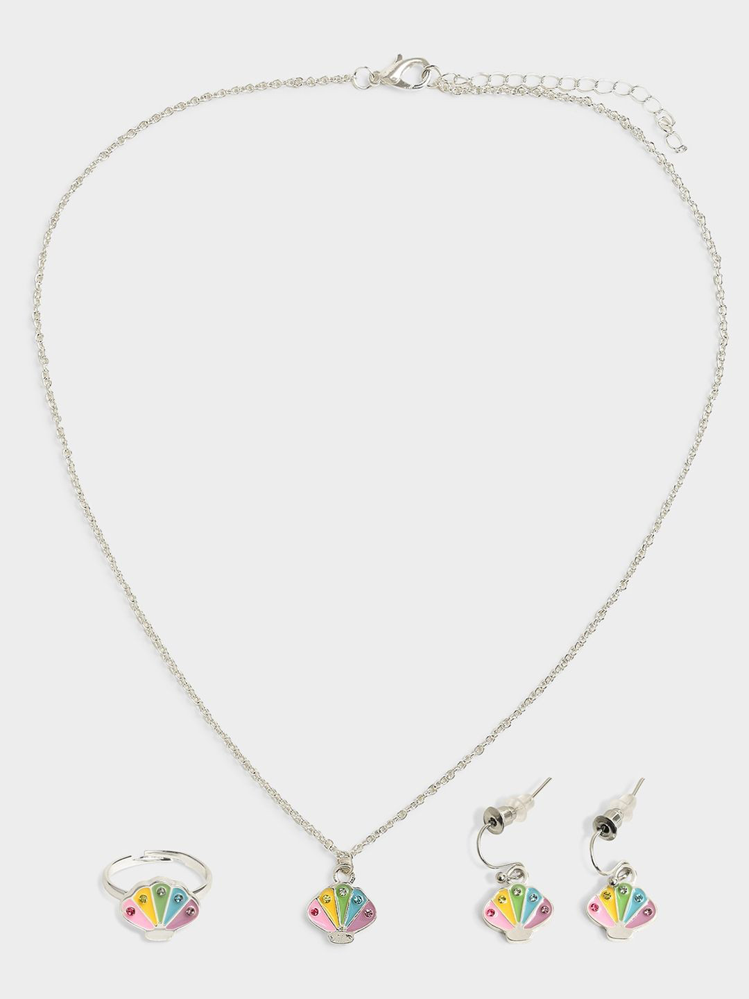 MiArcus Stone-Studded Jewellery Set