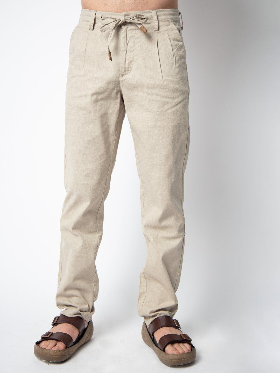 nostrum Kestrin Men Cotton Slim Fit Cotton Lower Trousers