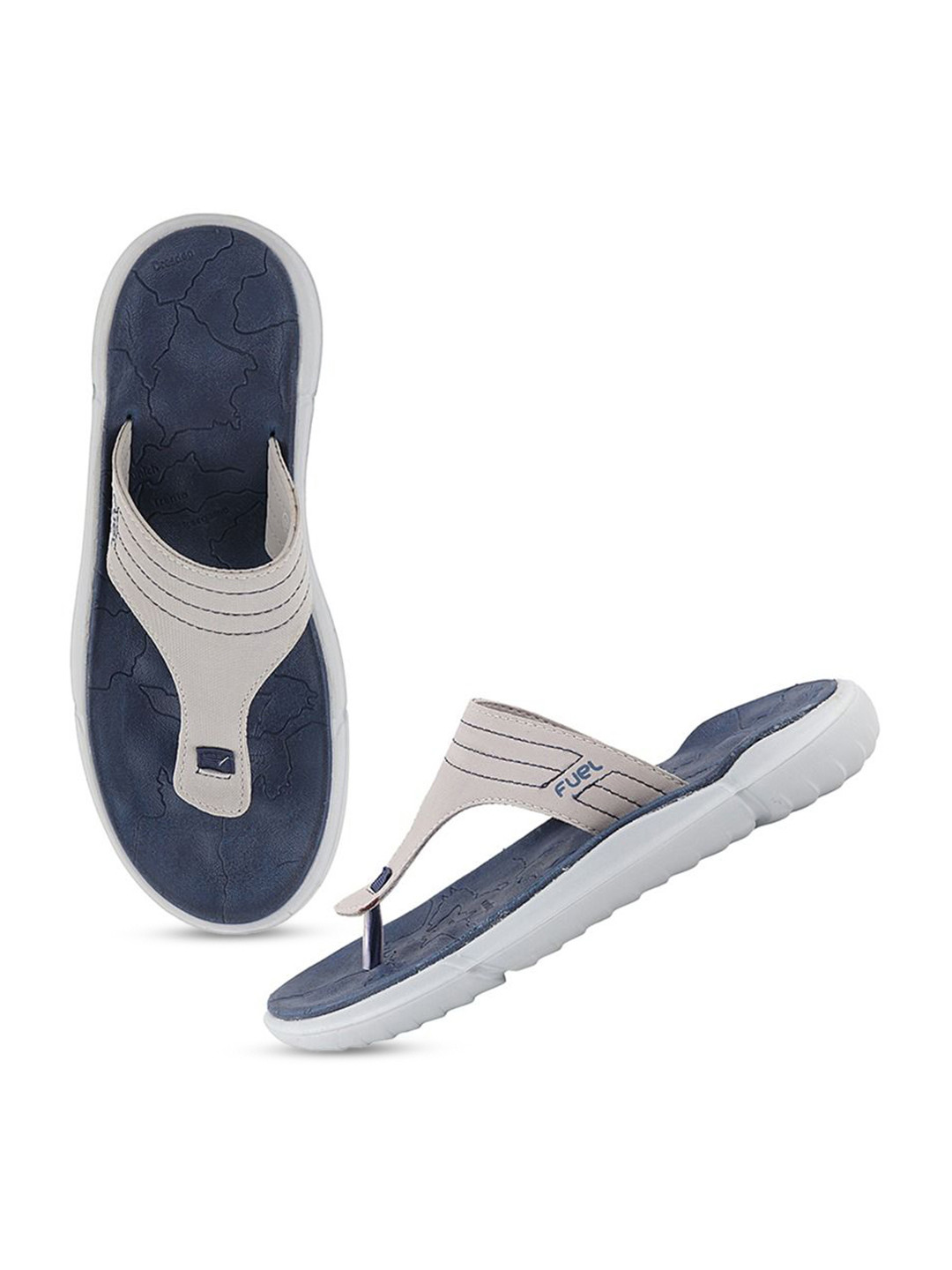 FUEL Men Self Design Thong Flip-Flops