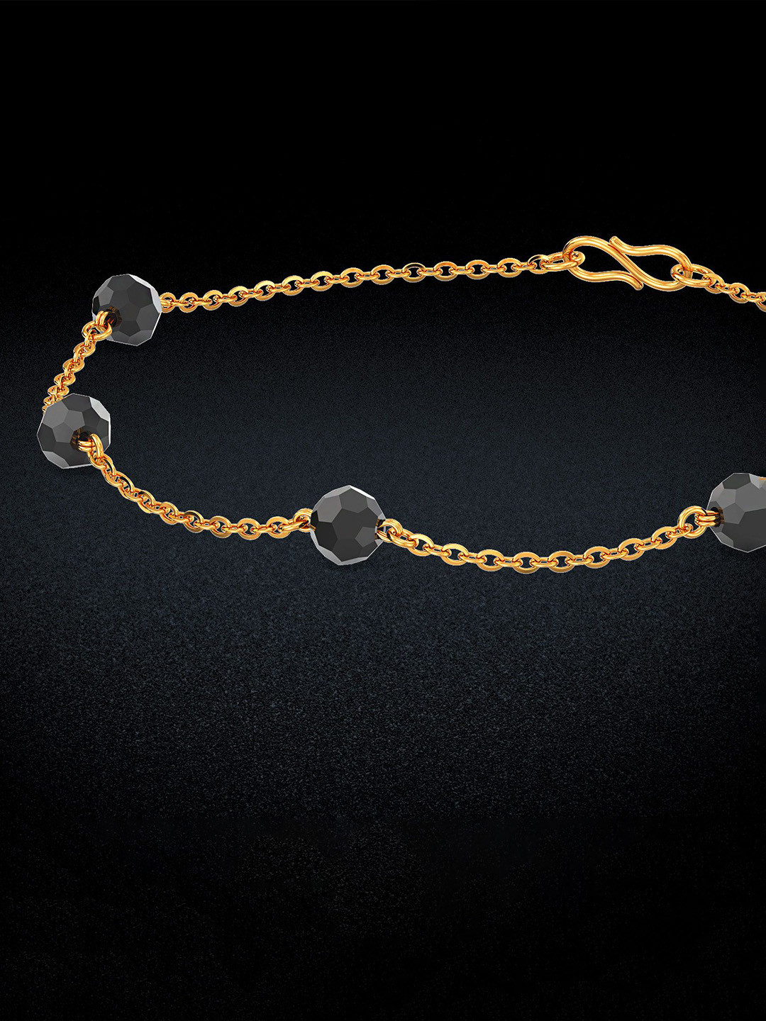 Joyalukkas Vibrant Bead Gold Bracelet