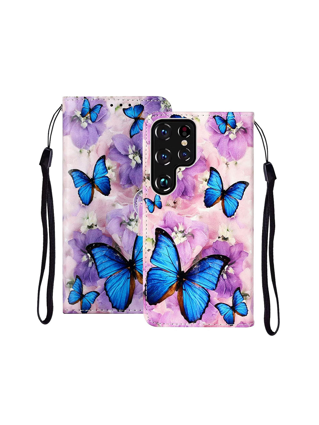 PEEPERLY Conversational Printed Samsung Galaxy S24 Ultra 5G Flip Case Mobile Accessories