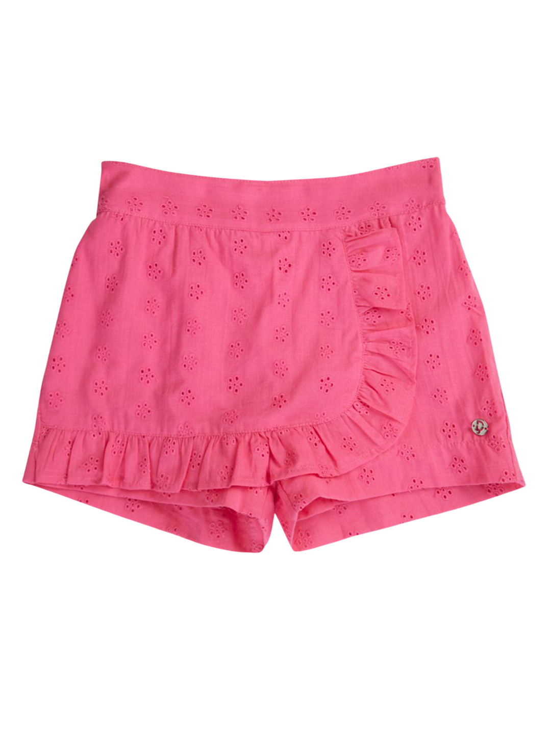 Gini and Jony Girls Self Design Mini Skort