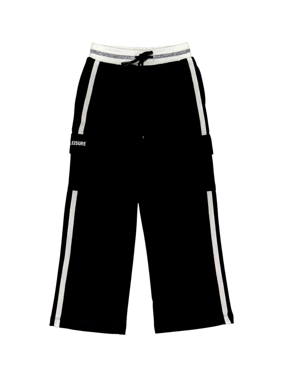 Gini and Jony Girls Striped Cotton Track Pants