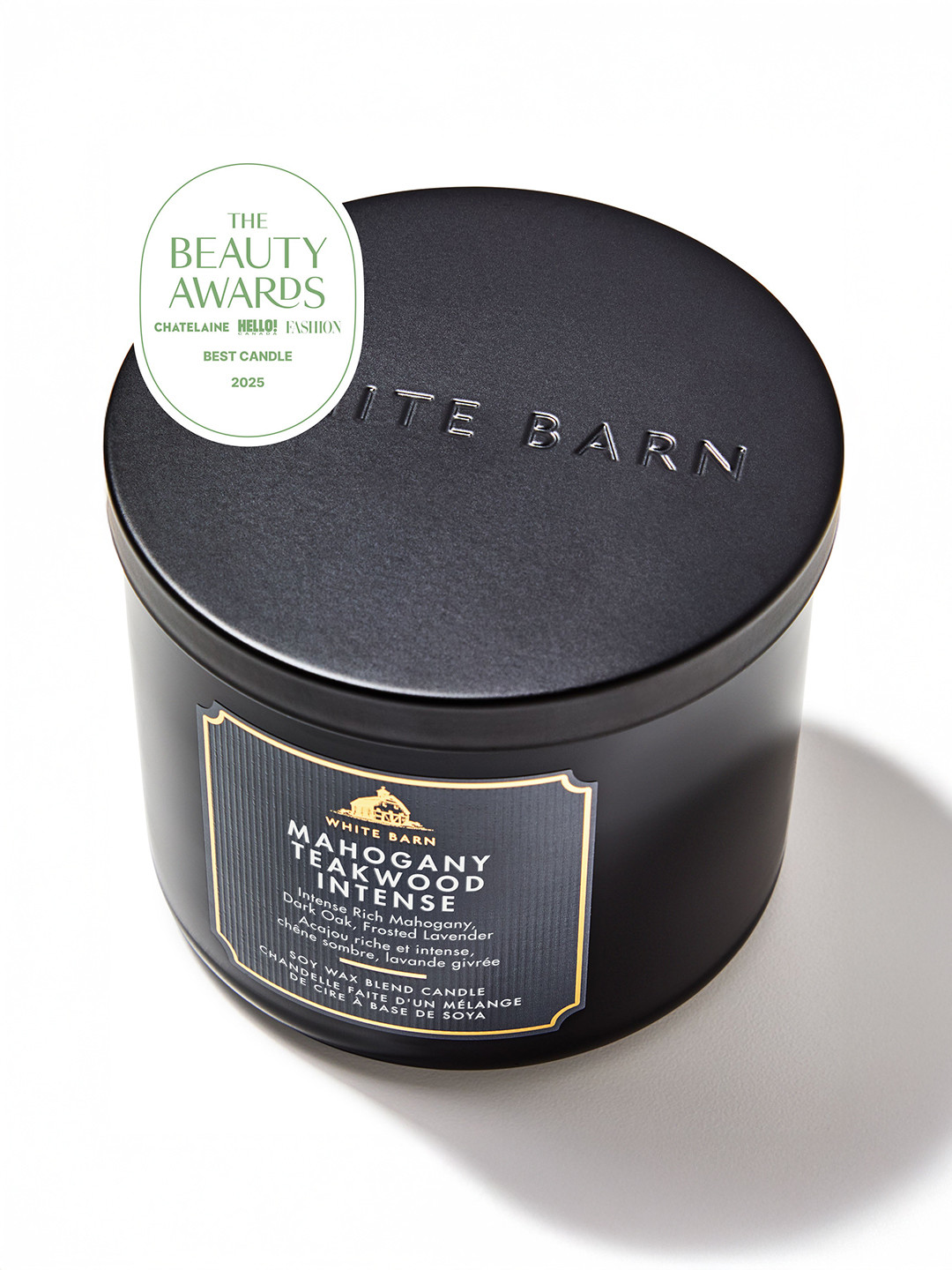 Bath & Body Works Mahogany Teakwood Intense 3-Wick Scented Candle - 411g