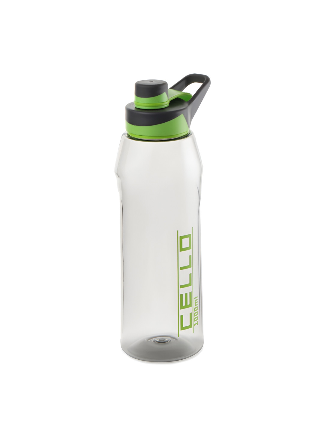 Cello Fitbe Green Motivational Gym Brand Logo Printed BPA Free Water Bottle- 1000ml