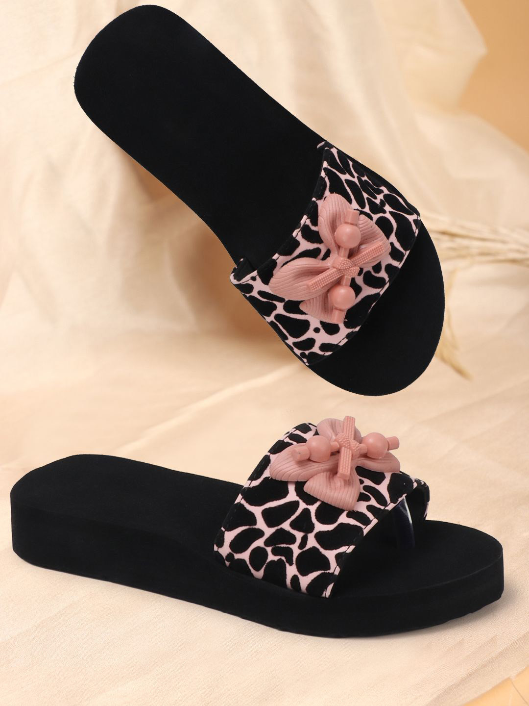 SIRDENILL Women Open Toe Flats