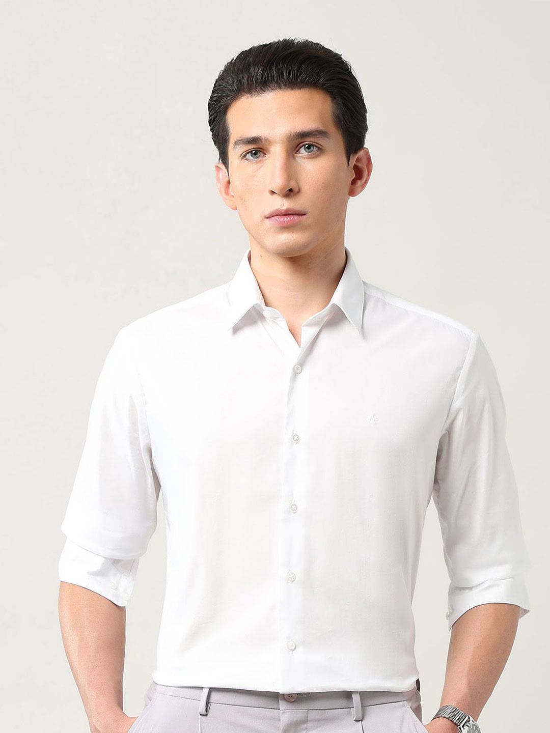 Arrow New York Long Sleeves Slim Fit Formal Shirt