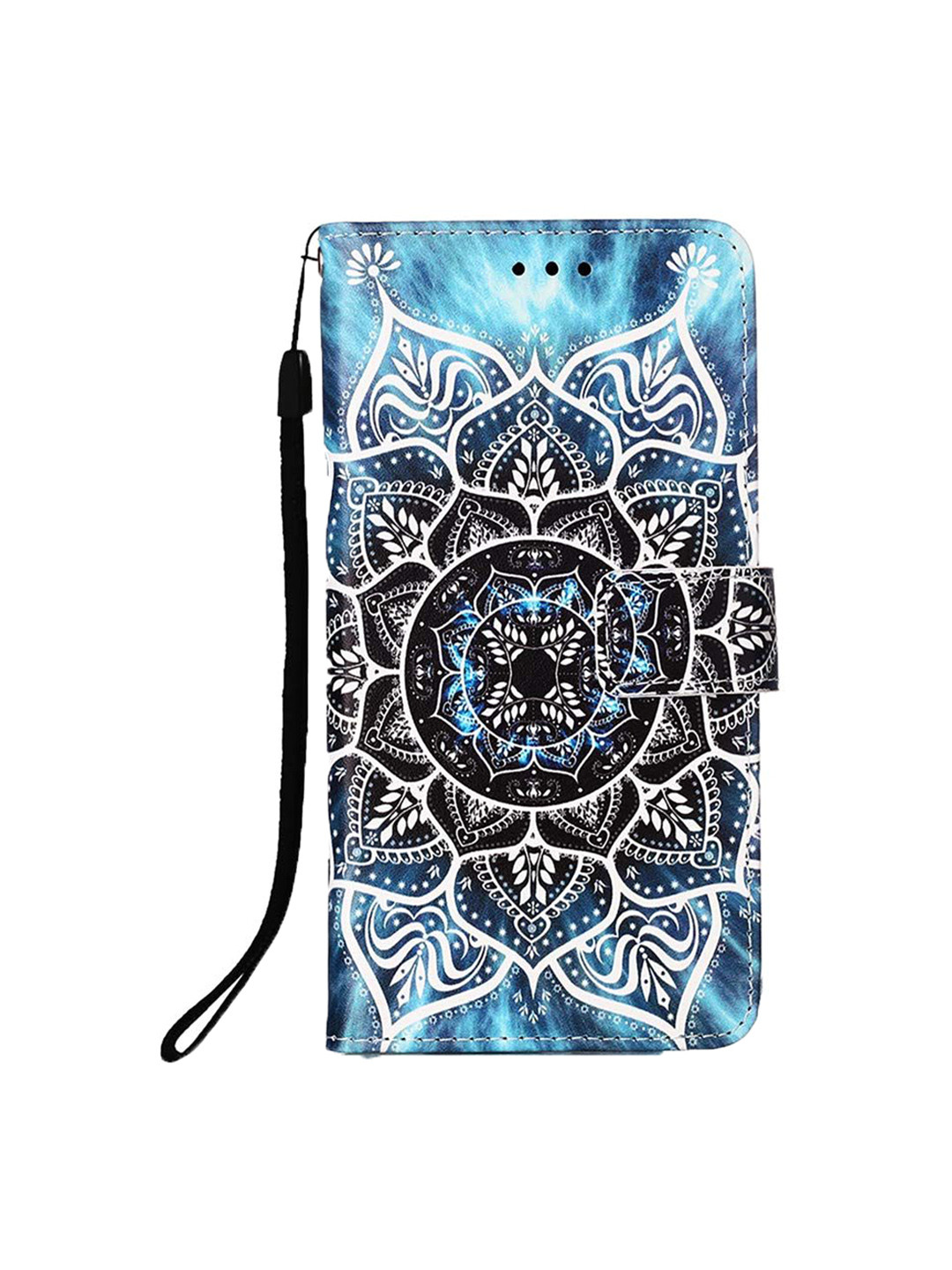 PEEPERLY Flip Back Cover for Samsung Galaxy S24 Ultra Mandala Design Wallet Leather Case